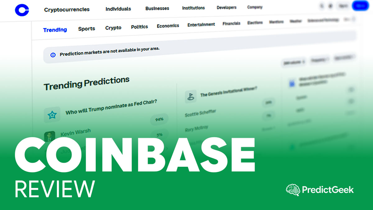 coinbase prediction market homepage