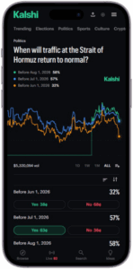 Kalshi event trading view on mobile