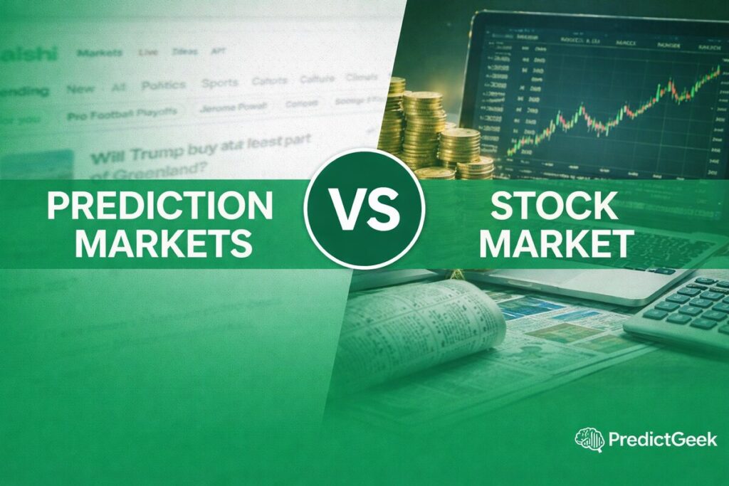 Prediction markets vs stocks trading