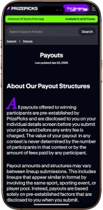 prizepicks predicts support