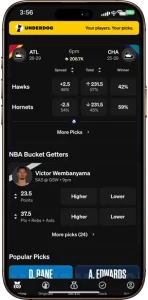 Underdog Predict app